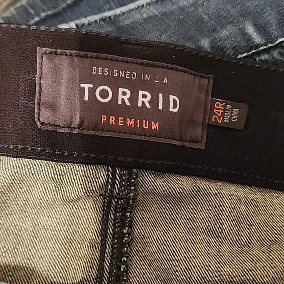 TORRID Bombshell Skinny Jean Premium Stretch Dark Wash High Waisted Plus Size 24 - Picture 11 of 12
